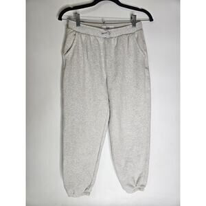 ATHLETA GIRLS IVORY SPECKLED JOGGER SWEATPANTS SIZE XL 14